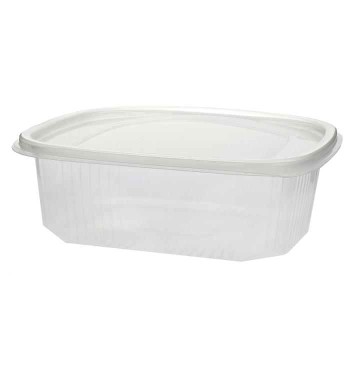Boîte à charnière PP 500ml Micro-ondables Boîte à charnière PP 500ml Micro-ondables