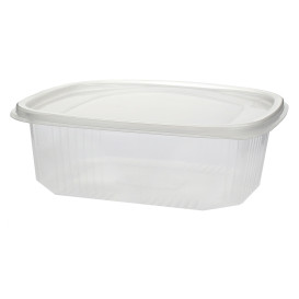 Plastic scharnierende Deli-Container microgolfbaar PP 750ml 