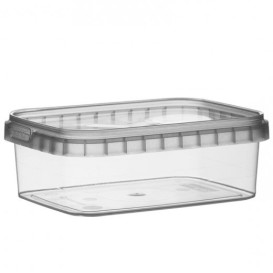 Plastic deli Container en Plastic Deksel PP Onbreekbaar 280ml 12,0x0,88cm (384 stuks)