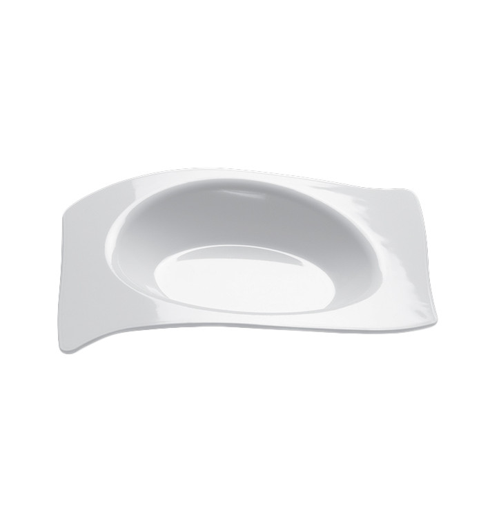Assiette Dégustation Flat Blanc 8x6,6 cm (500 Utés) Assiette Dégustation Flat Blanc 8x6,6 cm (500 Utés)