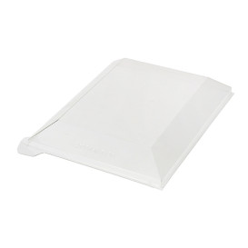 Plastic PET Deksel transparant 13x6,5cm 