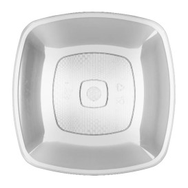 Assiette Plastique Réutilisable Plate Transp.  PS 300mm (144 Utés)