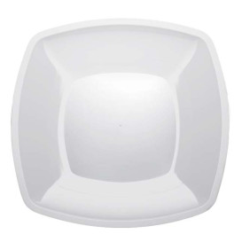 Assiette Plastique Réutilisable Plate Blanc PS 300mm (12 Utés)