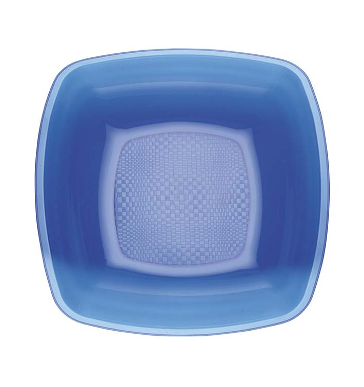 Assiette Plastique Réutilisable Creuse Bleu Transp. PS 180mm (25 Utés) Assiette Plastique Réutilisable Creuse Bleu Transp. PS 180mm (25 Utés)