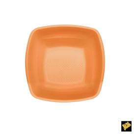 Assiette Plastique Réutilisable Creuse Orange  PP 180mm (300 Utés)