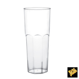 Plastic Collins PS glas transparant Ø6,5cm 350ml (10 stuks) 