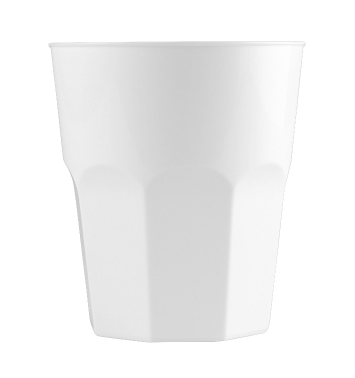 Verre Plastique à Cocktail Blanc PP Ø84mm 270ml (20 Unités) Verre Plastique à Cocktail Blanc PP Ø84mm 270ml (20 Unités)