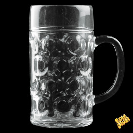 Pichet Réutilisable SAN pour Bière  Ø105mm 1000ml (1 Uté)