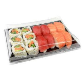 Couvercle Plastique pour Plateau de 12x16cm (50 Unités)