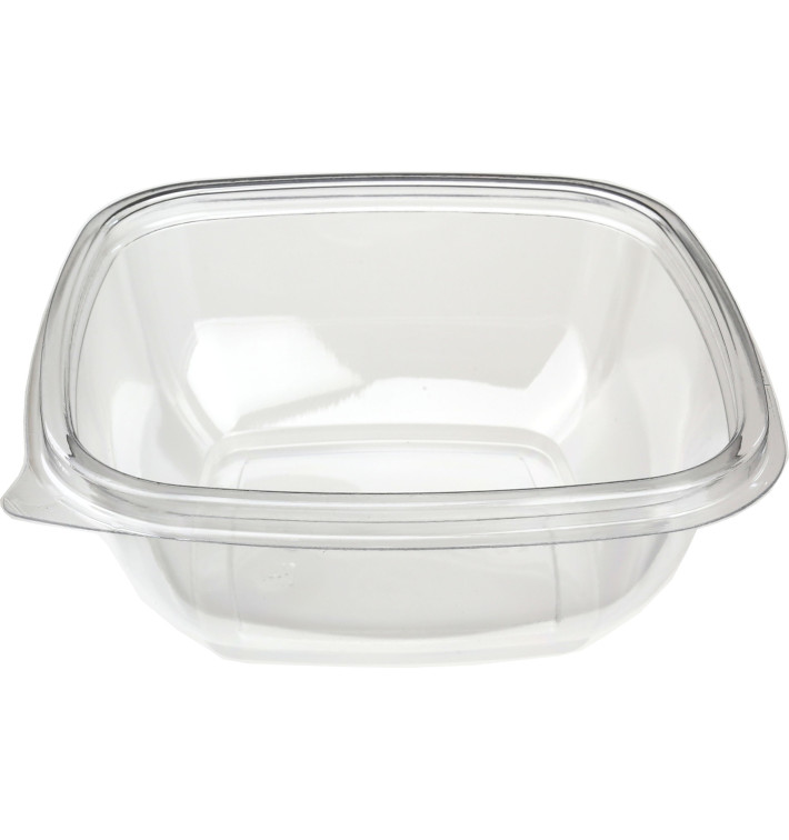 Bol en Plastique Carré PET 250ml 125x125x40mm (500 Utés) Bol en Plastique Carré PET 250ml 125x125x40mm (500 Utés)