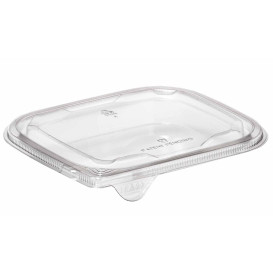 Plastic Deksel voor Deli Container PET Plat 14x12cm (63 stuks) 