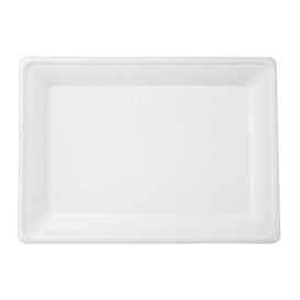 Plateau Bio en Canne à Sucre Blanc 200x280mm (320 Utés)