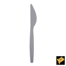couteau Plastique Easy Gris 185mm (20 Unités)