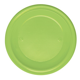 Assiette Plastique Plate Orange PS 220mm (30 Unités)