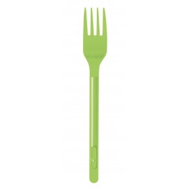 Plastic PS vork limoengroen 17,5cm (600 stuks)