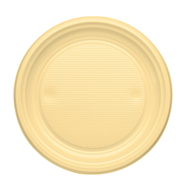 Assiette Plastique Plate Creme PS 170mm (1100 Unités) Assiette Plastique Plate Creme PS 170mm (1100 Unités)