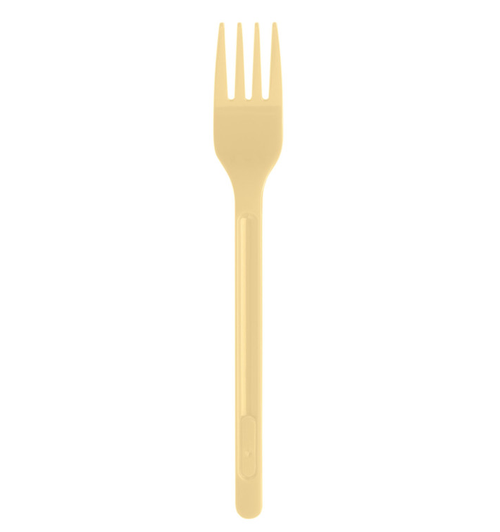 Fourchette Plastique Creme PS 175mm (20 Unités) Fourchette Plastique Creme PS 175mm (20 Unités)