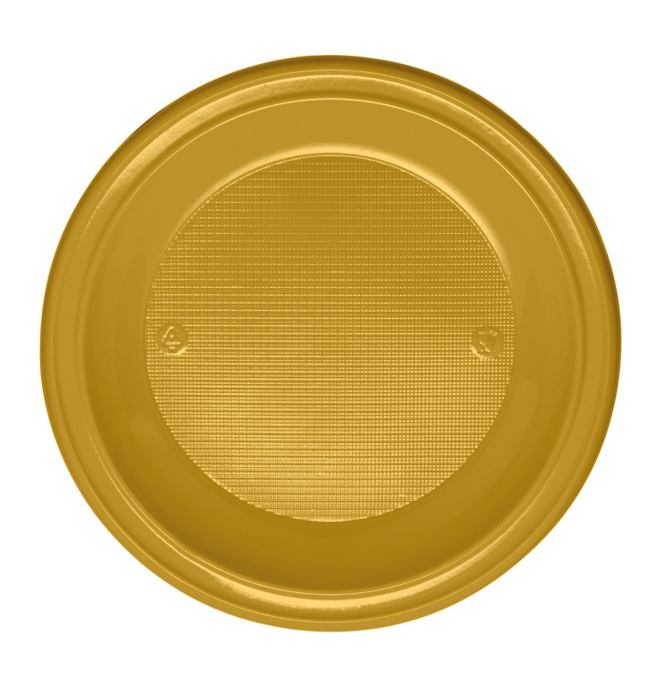 Assiette Plastique Plate Brun PS 220mm (600 Unités) Assiette Plastique Plate Brun PS 220mm (600 Unités)