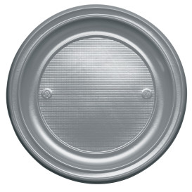 Assiette Plastique Plate Or PS 220mm (30 Unités)