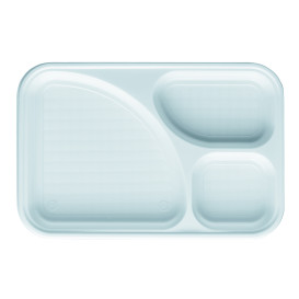 Barquette Plastique PS Blanc 3C 315x210mm (400 Utés) 