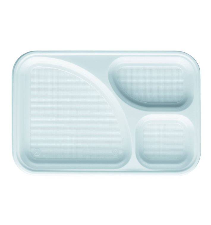 Barquette Plastique PS Blanc 3C 315x210mm (400 Utés) Barquette Plastique PS Blanc 3C 315x210mm (400 Utés)