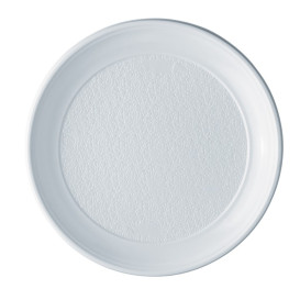 Assiette Plastique PS Plate Blanche 250mm (100 Unités)