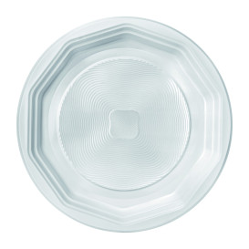 Assiette Plastique PP Plate Blanc "Deka" 220 mm (100 Utés)