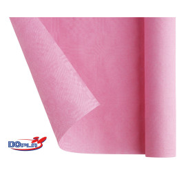 Papieren tafelkleed rol roze 1,2x7m (25 stuks)