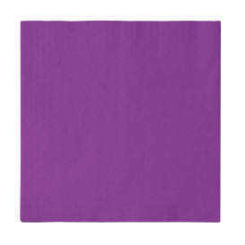 Serviette Papier 2 épaisseurs Violet 33x33cm (1200 Unités)