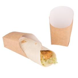 Kartonnen verpakking voor wraps kraft 60x50x12cm (25 stuks) 