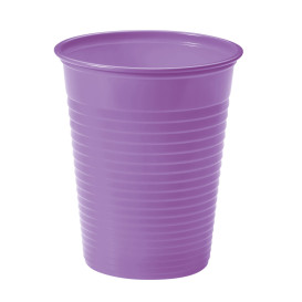 Plastic PS beker lila 200ml Ø7cm (50 stuks)