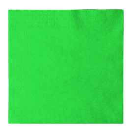 Papieren servet 2 laags groen 33x33cm (1200 stuks)