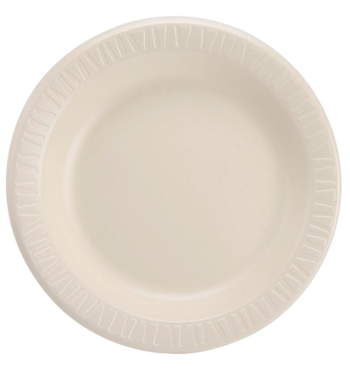 Assiette Thermique FOAM "Quiet Classic" Stratifié Miel Ø260mm (125 Unités)