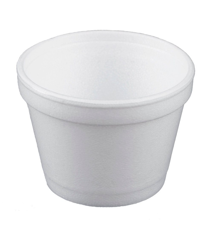 Schuim Container wit 4Oz/120ml Ø7,4cm (1000 stuks)