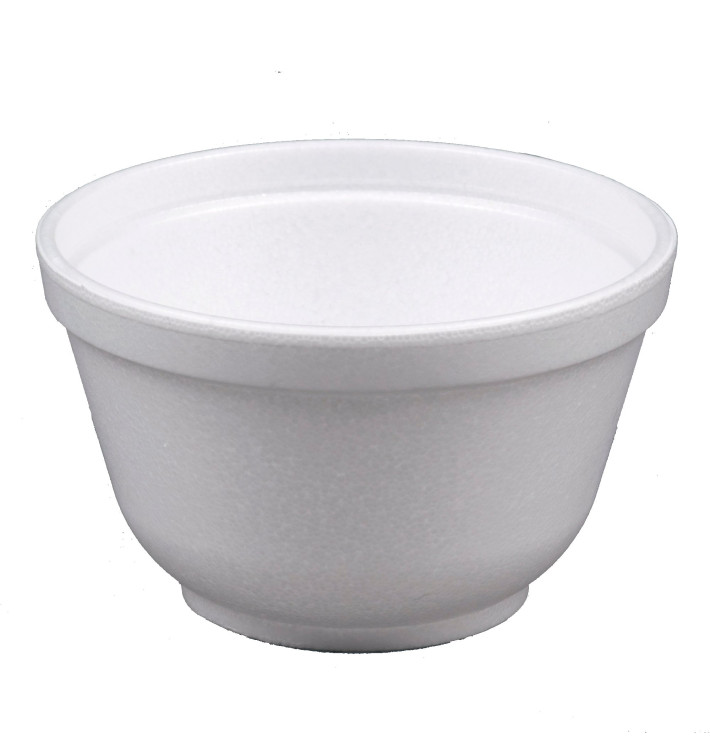 Schuim Container wit 6Oz/180ml Ø8,9cm (1000 stuks) Schuim Container wit 6Oz/180ml Ø8,9cm (1000 stuks)