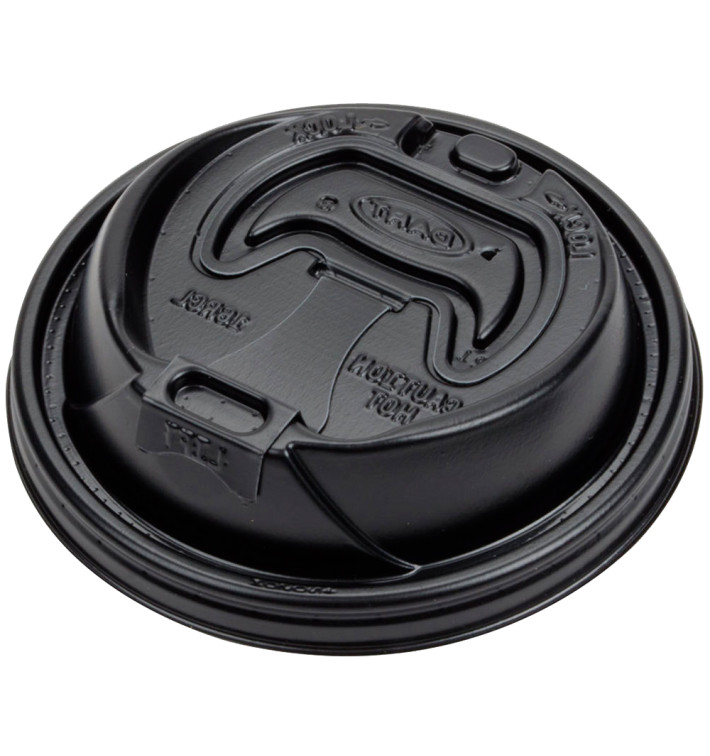 Couvercle "Lift n' Lock" PS Noir Ø9,4cm (100 Utés) Couvercle "Lift n' Lock" PS Noir Ø9,4cm (100 Utés)