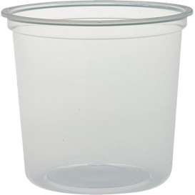 Plastic deli Container PP "Deli" 24Oz/710ml transparant Ø12cm (500 stuks)