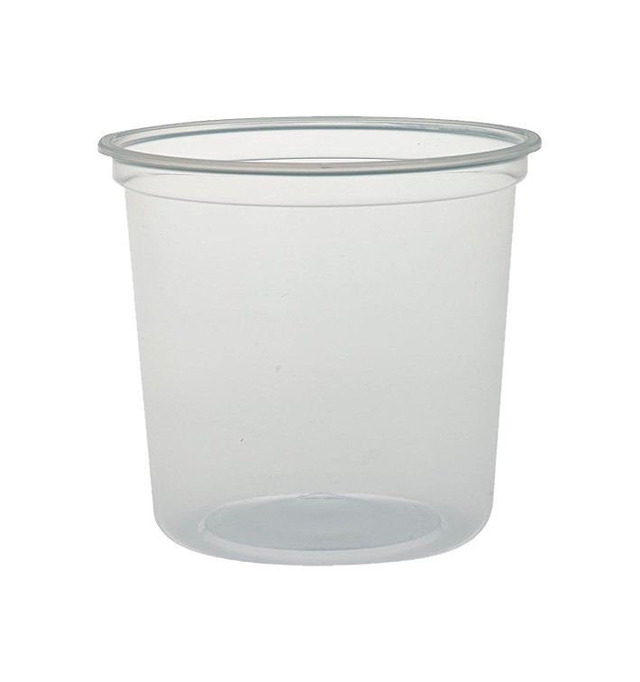 Plastic deli Container PP "Deli" 24Oz/710ml transparant Ø12cm (500 stuks) Plastic deli Container PP "Deli" 24Oz/710ml transparant Ø12cm (500 stuks)