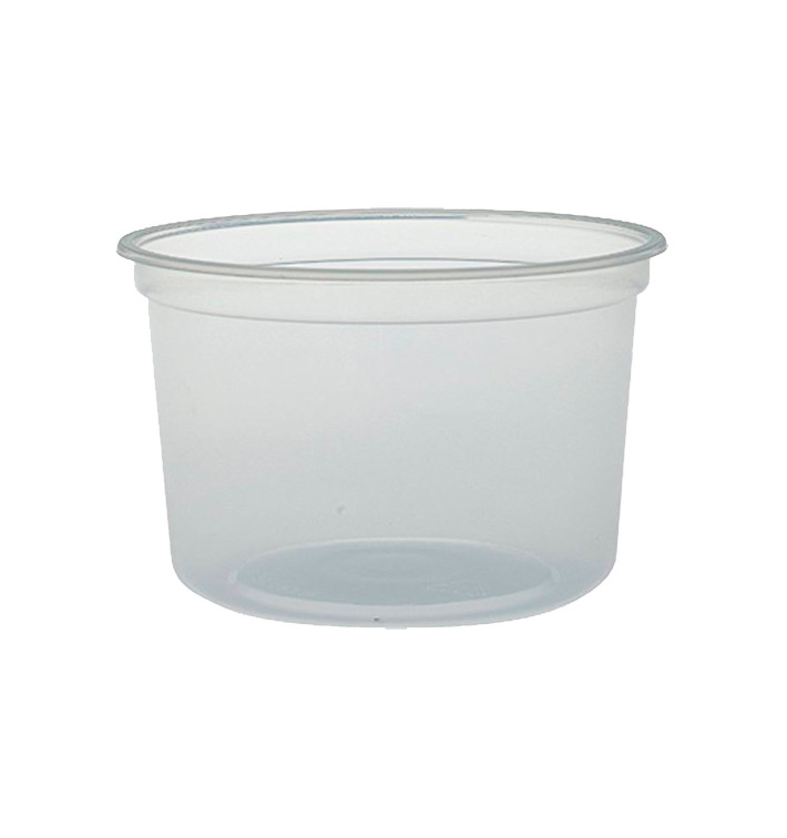 Plastic deli Container PP "Deli" 16Oz/473ml transparant Ø12cm (25 stuks) Plastic deli Container PP "Deli" 16Oz/473ml transparant Ø12cm (25 stuks)