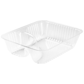 Plastic deli Container transparant 2C 355ml "Nachos" (500 stuks)