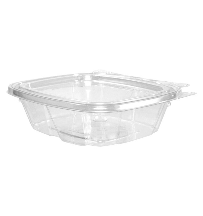 Plastic deli Container PET onverbrekelijk koepel Deksel Plat 240ml (200 stuks)