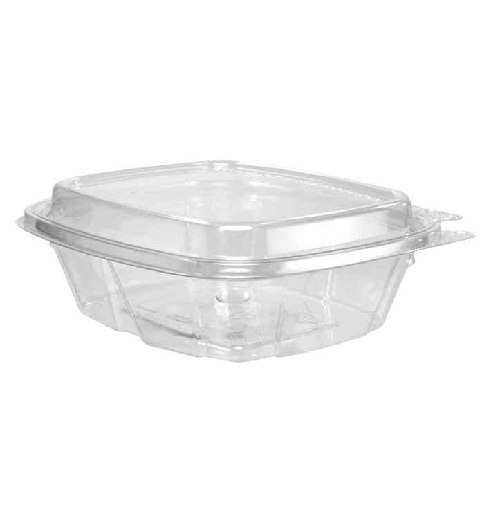 Plastic deli Container PET onverbrekelijk hoge koepel Deksel 240ml (200 stuks) Plastic deli Container PET onverbrekelijk hoge koepel Deksel 240ml (200 stuks)