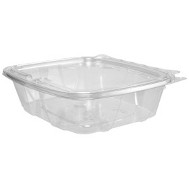 Plastic deli Container PET onverbrekelijk koepel Deksel Plat 710ml (100 stuks) 