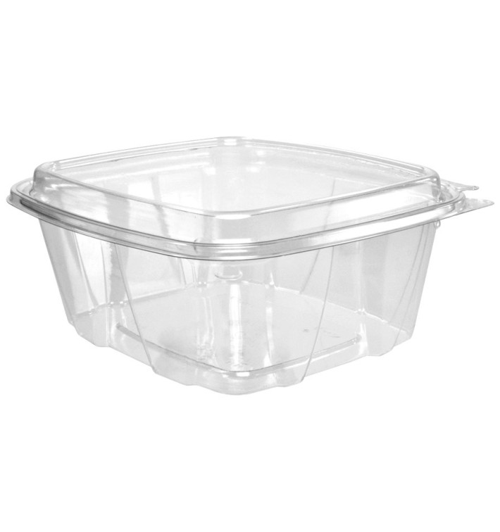 Récipient Inviolable Plastique PET Couvercle Haut 950ml (100 Utés) Récipient Inviolable Plastique PET Couvercle Haut 950ml (100 Utés)
