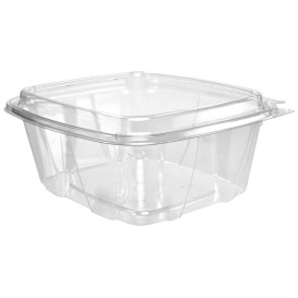 Récipient Inviolable Plastique PET Couvercle Haut 950ml (200 Utés)