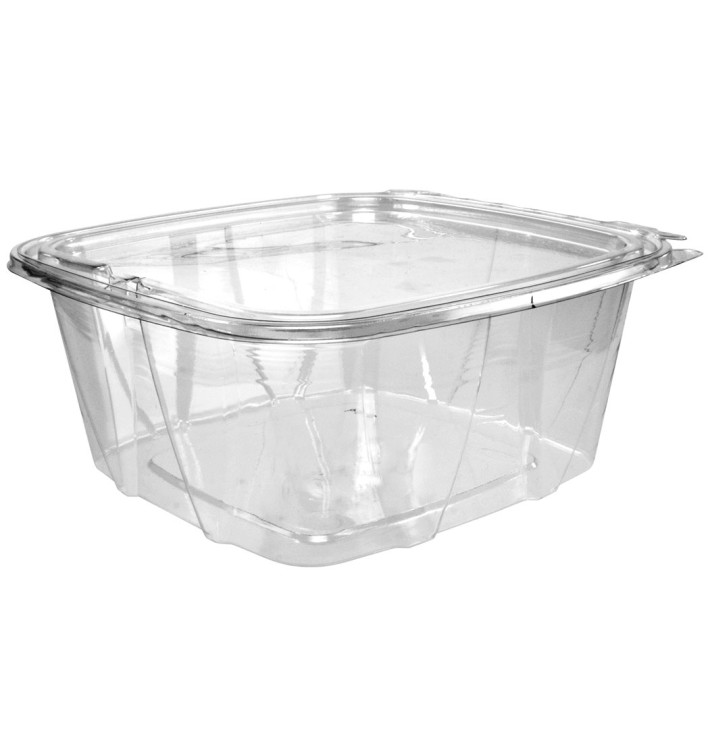 Plastic deli Container PET onverbrekelijk koepel Deksel Plat 1893ml (100 stuks) Plastic deli Container PET onverbrekelijk koepel Deksel Plat 1893ml (100 stuks)