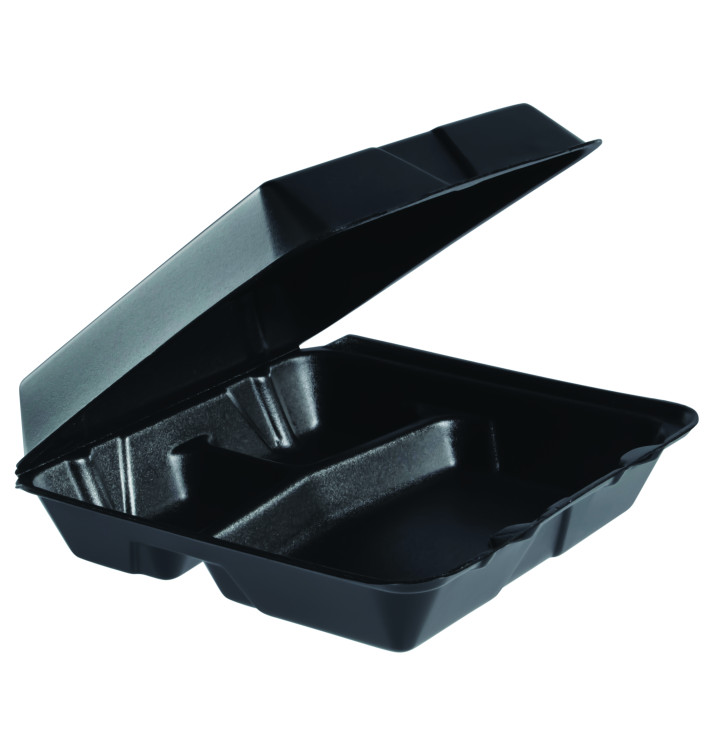 Boîte en FOAM MenuBox 3C. Noir 240x235mm (100 Unités) Boîte en FOAM MenuBox 3C. Noir 240x235mm (100 Unités)