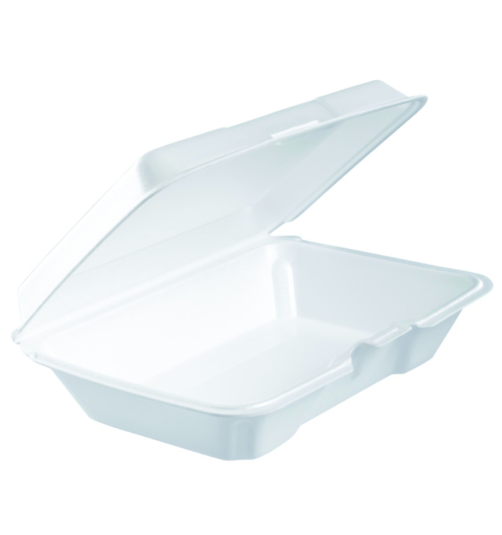 Boîte en FOAM LunchBox Blanc 230x150X65mm (100 Utes) Boîte en FOAM LunchBox Blanc 230x150X65mm (100 Utes)