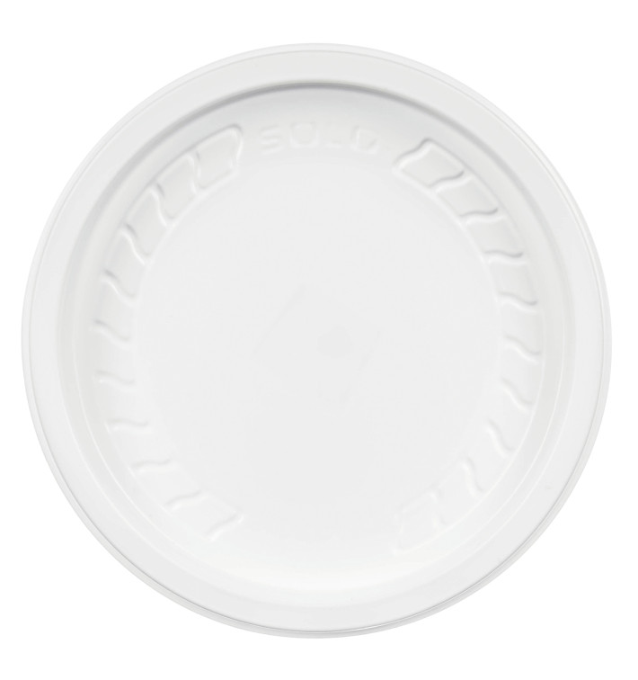 Couvercle Plastique PP "Deli" Blanc Ø120mm (50 Unités) Couvercle Plastique PP "Deli" Blanc Ø120mm (50 Unités)