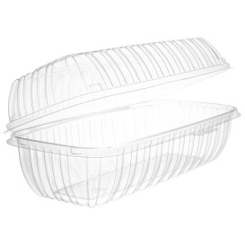 Boîte Couvercle Charnière OPS "Clear Seal" Pour Sandwich 290ml (100 Utés)